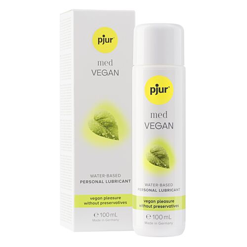 Lubricante PJUR Vegan Glide 100 ml | Base acuosa sin conservantes