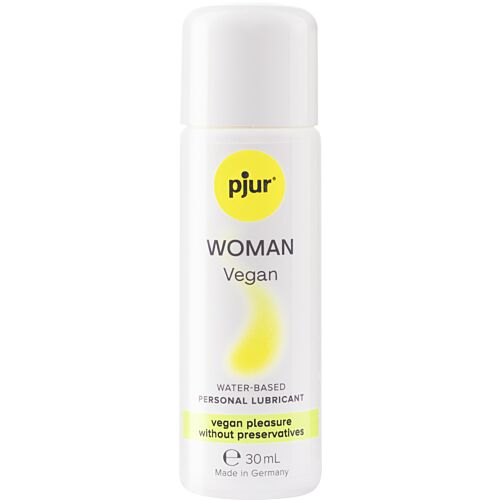 Lubricante PJUR Woman Vegan 30 ml con ingredientes veganos