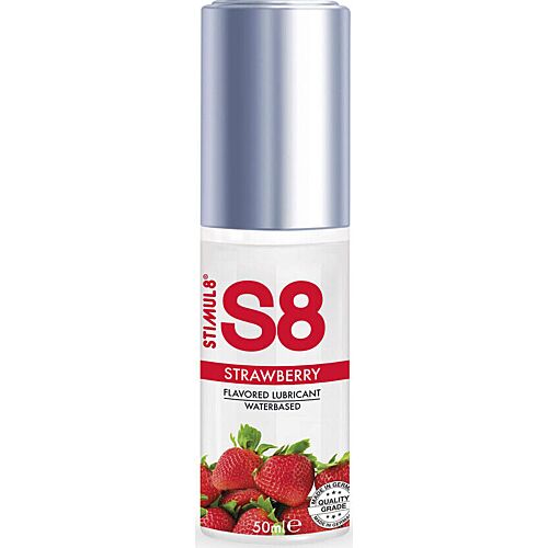 Lubricante sabor fresa STIMUL8 S8 50 ml
