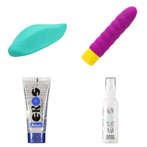 Kit primer vibrador para principiantes con dos juguetes ROMP
