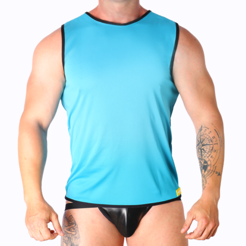 Camiseta MACHO UNDERWEAR Blue | Corte deportivo y ligera