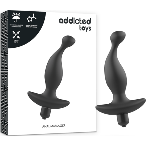 Masajeador anal Addicted Toys Modelo 1 con vibración potente