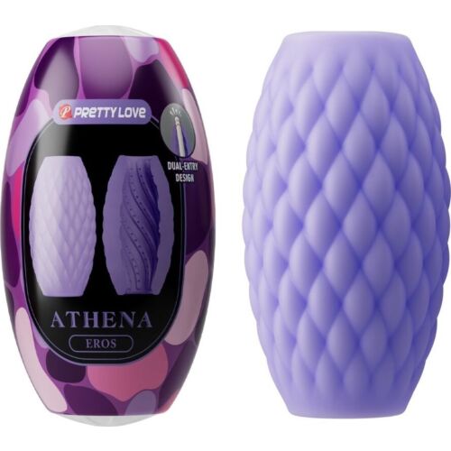 Masturbador masculino Pretty Love Athena con entrada doble