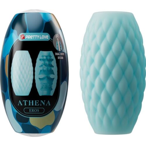 Masturbador masculino Pretty Love Athena con entrada doble