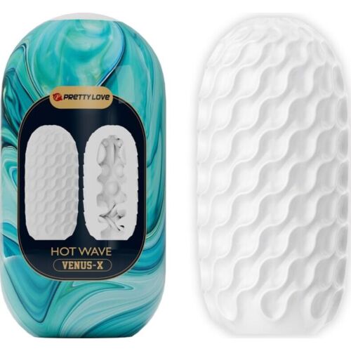 Masturbador masculino Pretty Love Hot Wave con 3 túneles