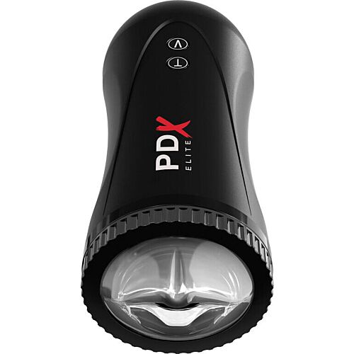 Masturbador Boca PDX ELITE Moto Stroker con vibración