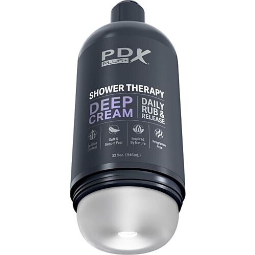Masturbador PDX PLUS+ Deep Cream con diseño discreto