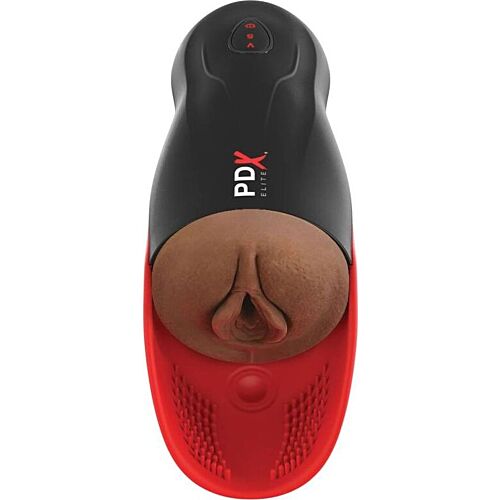 Vagina con vibración PDX ELITE Fuck-O-Matic 2 con succión potente