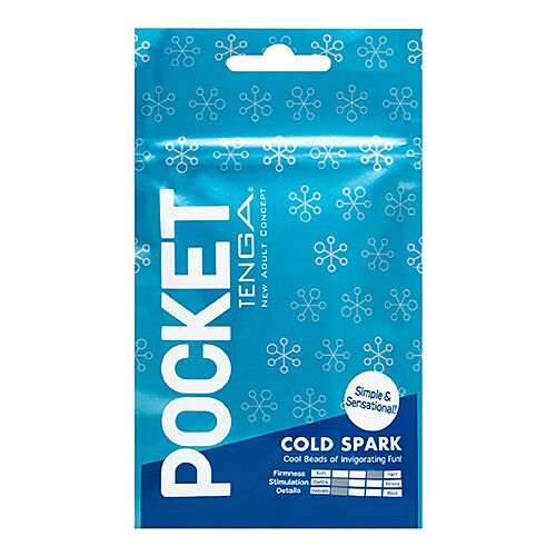 Masturbador Tenga Pocket Cold Spark de un solo uso