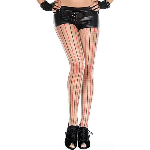 Medias Music Legs con diseño de cuadros