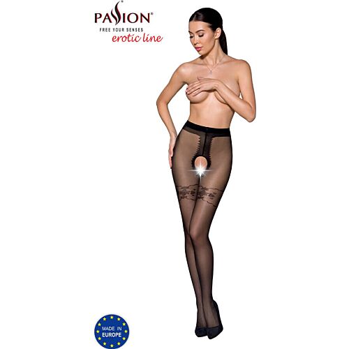 Medias Passion Woman Garter & Stock con abertura
