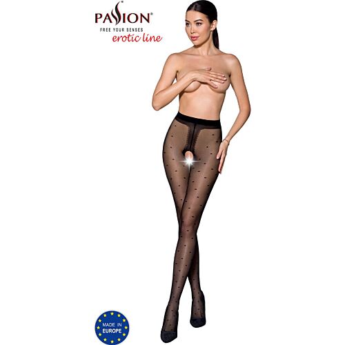 Medias Passion Woman Garter & Stock con abertura