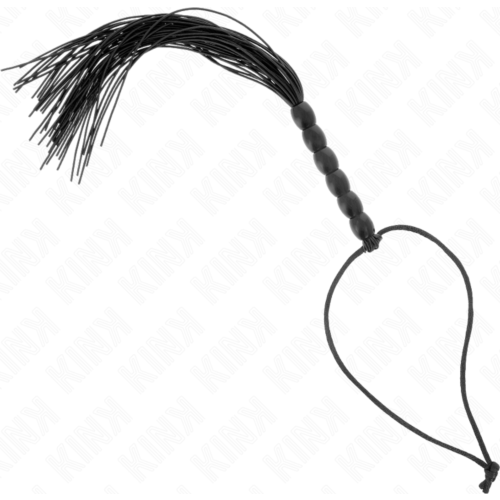 Látigo KINK Mini con agarre y 6 bolas negras