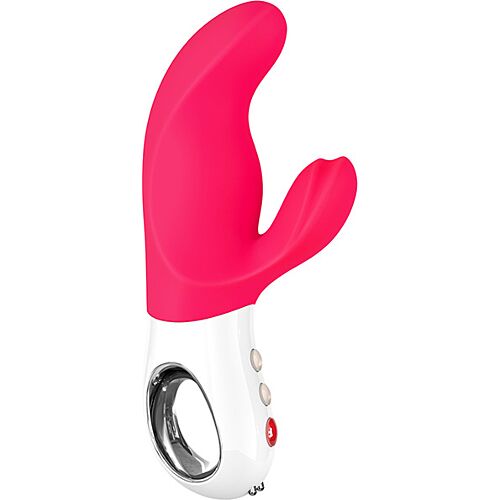 Vibrador Miss Bi Dual - Rosa/Blanco