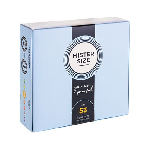 Preservativos MISTER SIZE Talla M 53 mm - Ajuste recomendable
