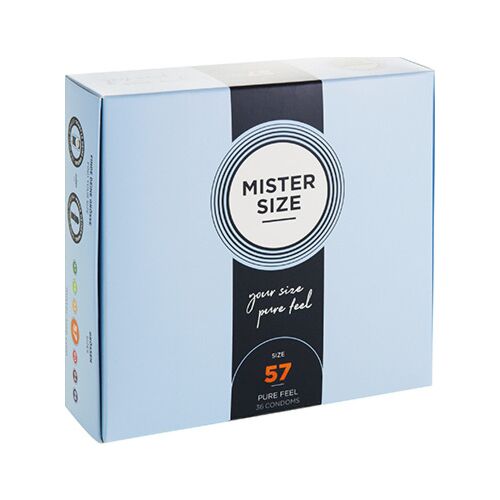 Preservativos Mister Size L 57 mm - Ajuste Seguro