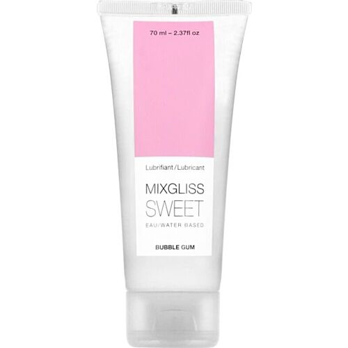 Lubricante a base de agua MIXGLISS 70 ml sabor chicle