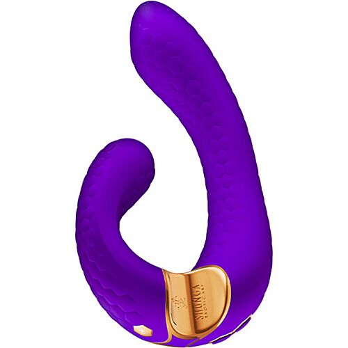 Vibrador Shunga MIYO Purple | Doble estimulación clítoris y G