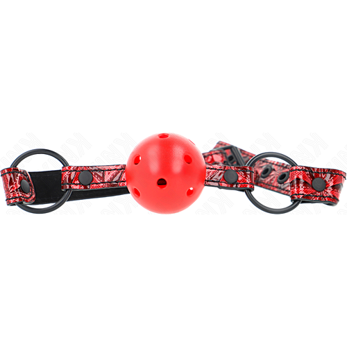 Mordaza de Bola KINK 4.5 cm Ajustable para BDSM