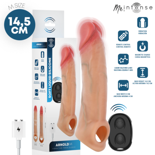 Funda Vibrante MR. INTENSE Arnold M | Estimulación realista