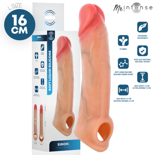 Funda Pene MR. INTENSE SIMON L | Aumenta grosor y placer