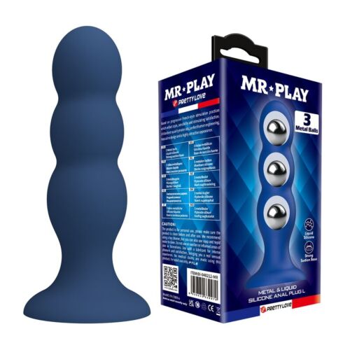Plug Anal MR PLAY | Estimulación con bolas metálicas