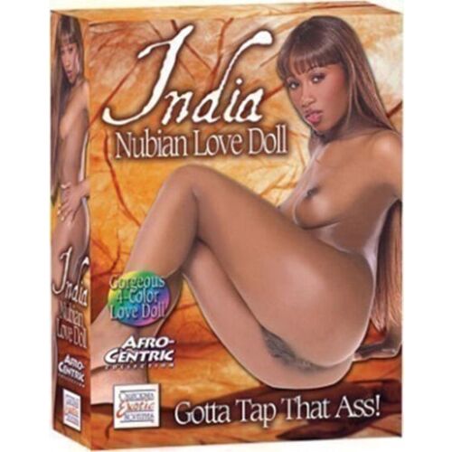 Muñeca hinchable CALEXOTICS India con 3 orificios