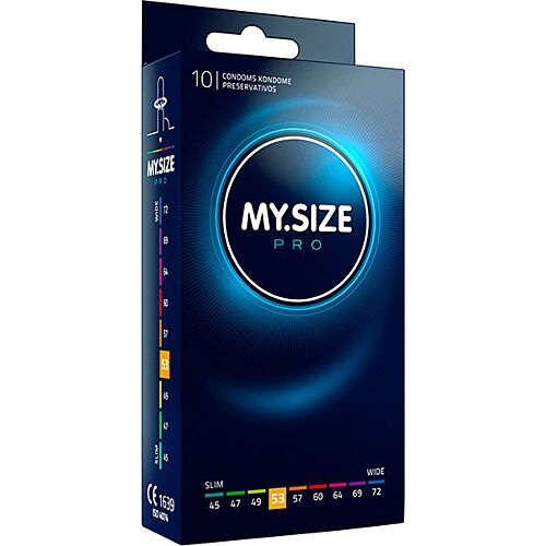 Preservativos MySize 53mm - Pack 10