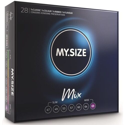 Preservativos MY SIZE MIX 69 mm | Amplia variedad y ajuste