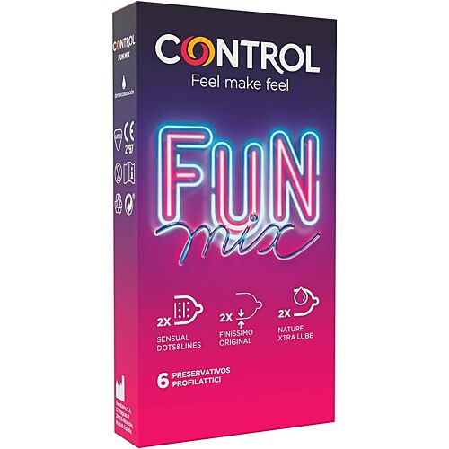Pack preservativos CONTROL Feel Fun Mix 6 uds