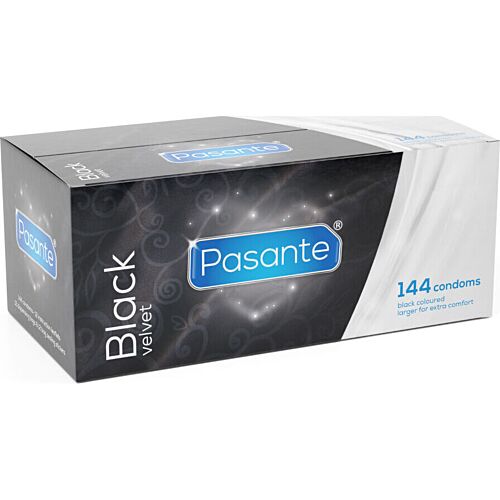 Preservativos Pasante Black Velvet - Elegancia en el placer