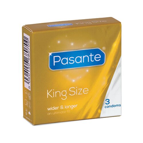Preservativos King XL - 3 unidades
