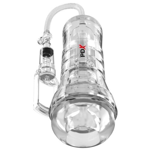 Masturbador PDX ELITE VIEWTUBE VAC XXL | Succión ajustable