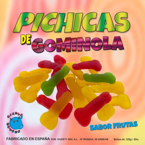Golosinas Divertidas Diablo Goloso Pichitas de Gominola