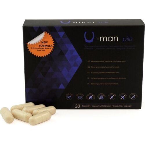 Complemento alimenticio 500COSMETICS U-Man Pills para virilidad