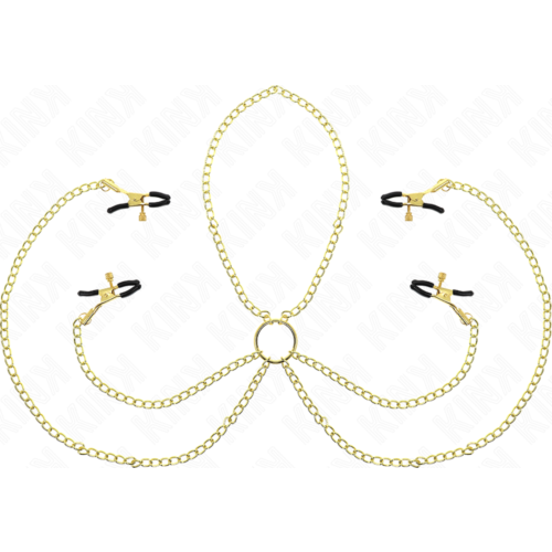 Pinzas para pezones KINK NIPPLE GRIP con enganches ajustables