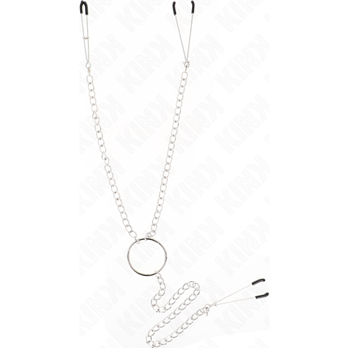 Pinzas para pezones KINK NIPPLE GRIP con cadena de 30 cm