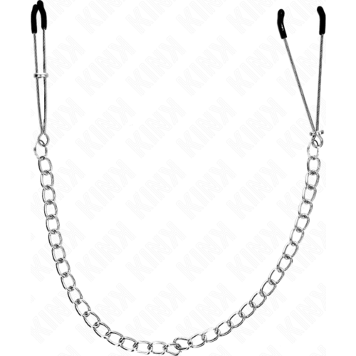 Pinzas para pezones KINK NIPPLE GRIP con cadena gruesa de 30 cm
