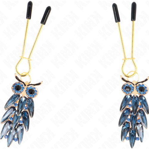 Pinzas para pezones KINK NIPPLE GRIP con colgante de búho