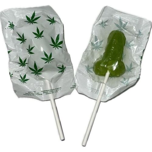 Piruleta con forma de pene DIVERTY SEX aroma cannabis