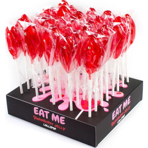Piruleta comestible Secretplay - Vagina sabor fresa