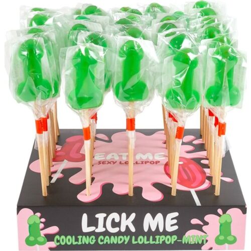 Piruleta pene comestible SECRETPLAY menta