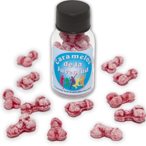 Caramelos Diablo Picante en Forma de Pene - Sabor Fresa/Cereza