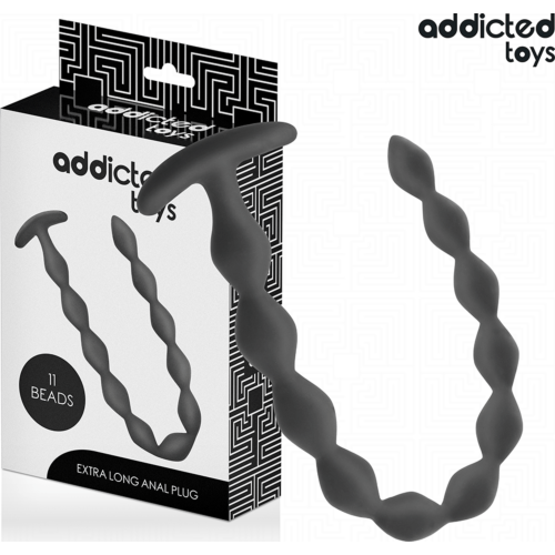Plug Anal Addicted Toys Rosario Extra Largo de 27 cm