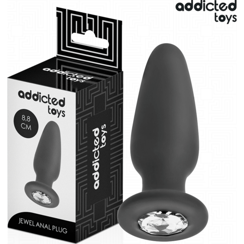 Plug Anal Addicted Toys con Joya Talla S 8.8 cm