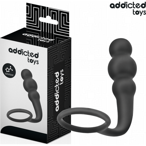 Plug Anal Addicted Toys Modelo 1 con Anillo Estimulador