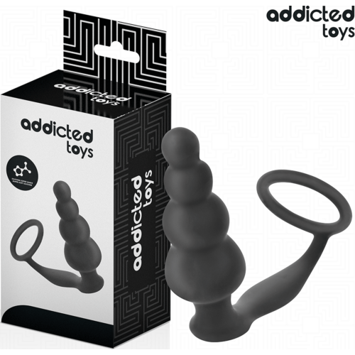 Plug Anal Addicted Toys Modelo 5 con Anillo Estimulador