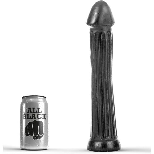 Plug Anal BDSM All Black 31 cm con tacto suave