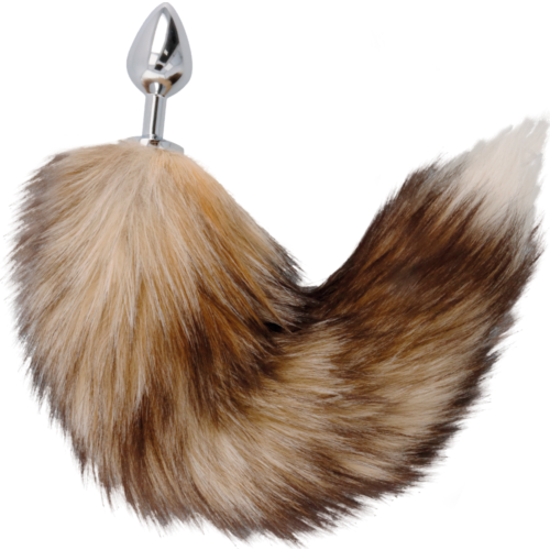 Plug Anal BDSM DARKNESS TAIL BUTT PLUG SILVER con cola