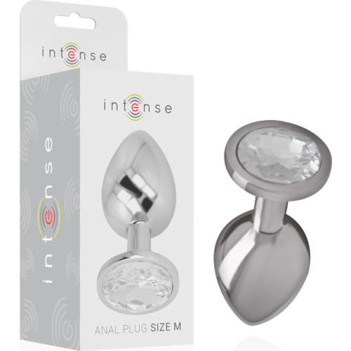 Plug Anal Intense con Joya de Diamante - Talla M